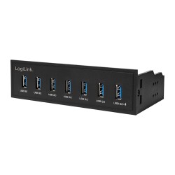 Logilink USB HUB 3.0. 7-Port. 5.25' intern + Schnelladeport — Buy in Cyprus with Fast Delivery