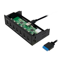 Logilink USB HUB 3.0. 7-Port. 5.25' intern + Schnelladeport — Buy in Cyprus with Fast Delivery