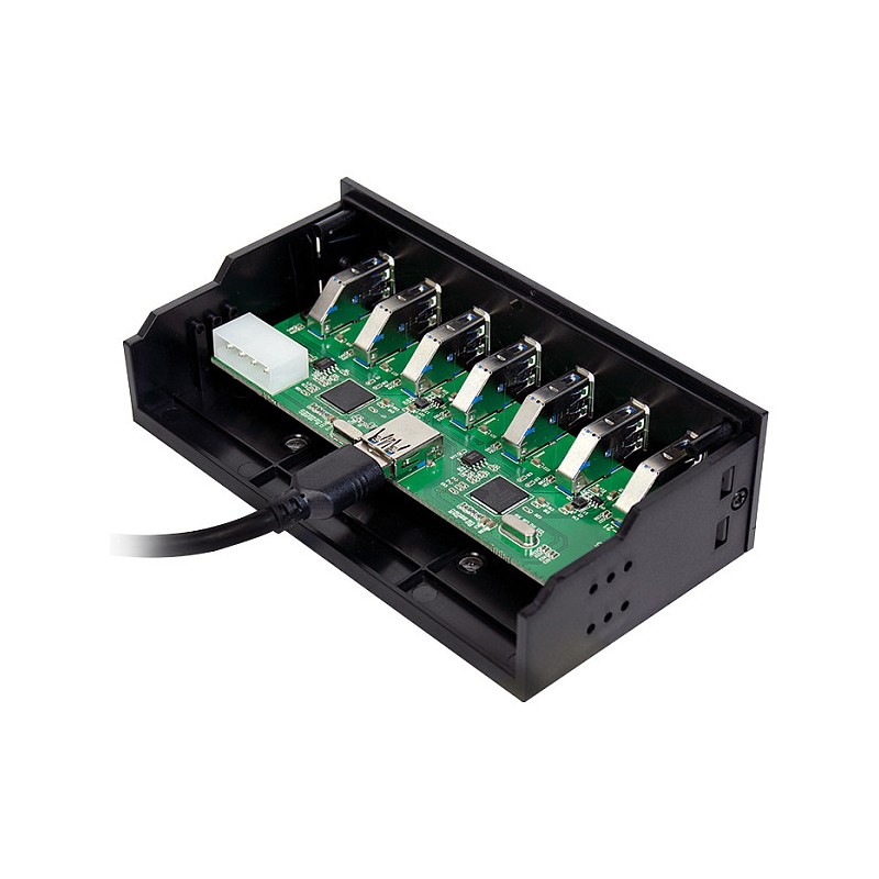 Logilink USB HUB 3.0. 7-Port. 5.25' intern + Schnelladeport — Buy in Cyprus with Fast Delivery