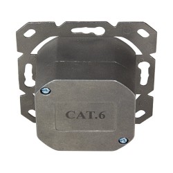 Logilink CAT 6 Auf und Unterputzdose vollgeschirmt RAL 9003 — Buy in Cyprus with Fast Delivery