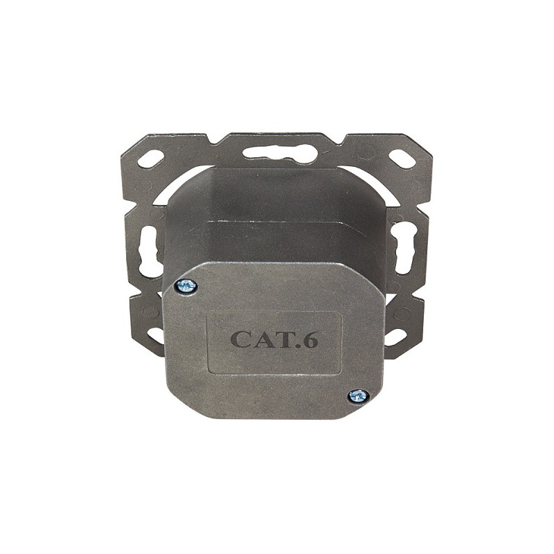 Logilink CAT 6 Auf und Unterputzdose vollgeschirmt RAL 9003 — Buy in Cyprus with Fast Delivery