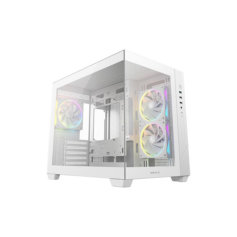 DeepCool CG330 3F WH Micro ATX Mini Tower White — Buy in Cyprus with Fast Delivery