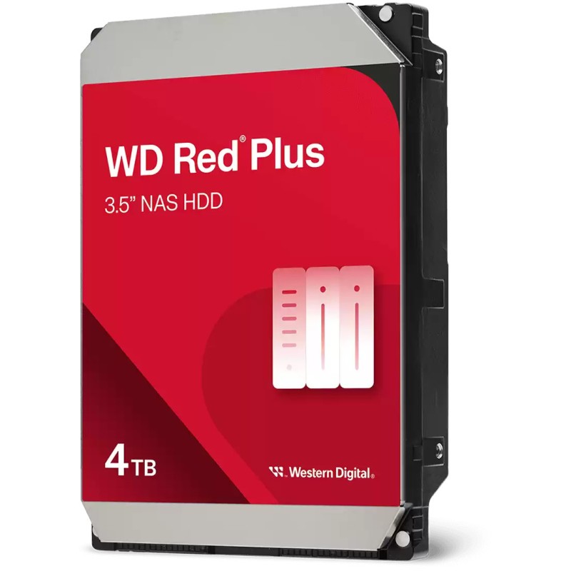 4TB WD WD40EFZZ Red Plus 5400RPM 128MB — Buy in Cyprus with Fast Delivery