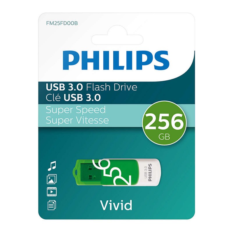 STICK Philips USB 3.0 256GB Vivid Edition Spring Green — Buy in Cyprus with Fast Delivery