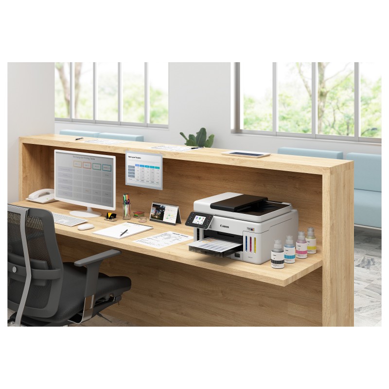 T Canon MAXIFY GX6150 MegaTank - Multifunktionsdrucker - Farbe - Tintenstrahl 3in1 — Buy in Cyprus with Fast Delivery