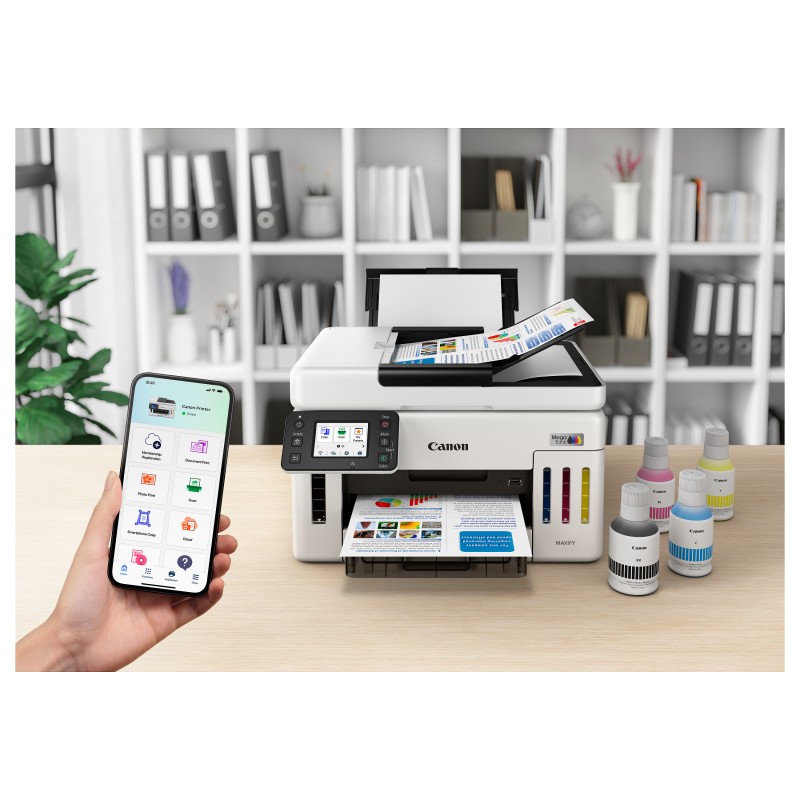 T Canon MAXIFY GX6150 MegaTank - Multifunktionsdrucker - Farbe - Tintenstrahl 3in1 — Buy in Cyprus with Fast Delivery