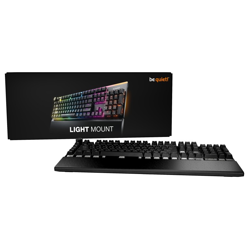 be quiet! Light Mount Silent Tactile Gaming Tastatur USB DE RGB — Buy in Cyprus with Fast Delivery