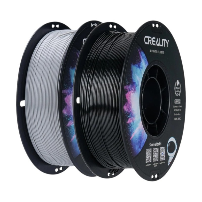Creality CR-PETG Value Pack 2kg - Black & Gray 3D Printer Filament (Black+Grey) — Buy in Cyprus with Fast Delivery