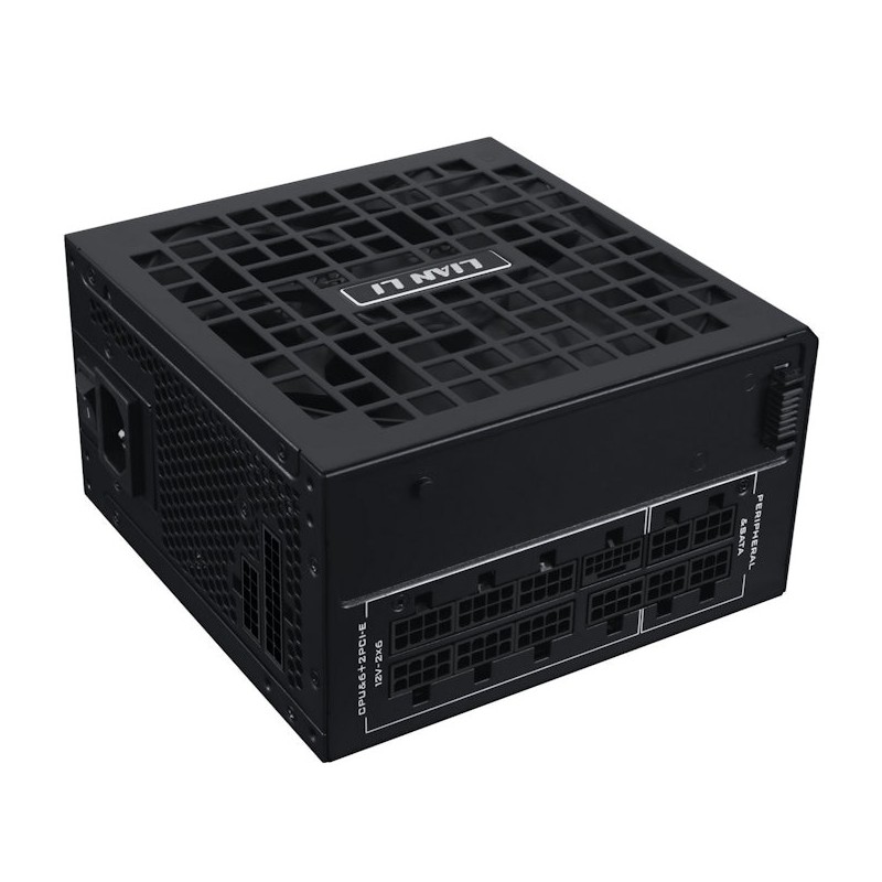 Lian Li RS1000G Black - 1000 Watt 80+ Gold PSU - 12V-2x6 Colored Cable - RS Hub - Fully Modular
