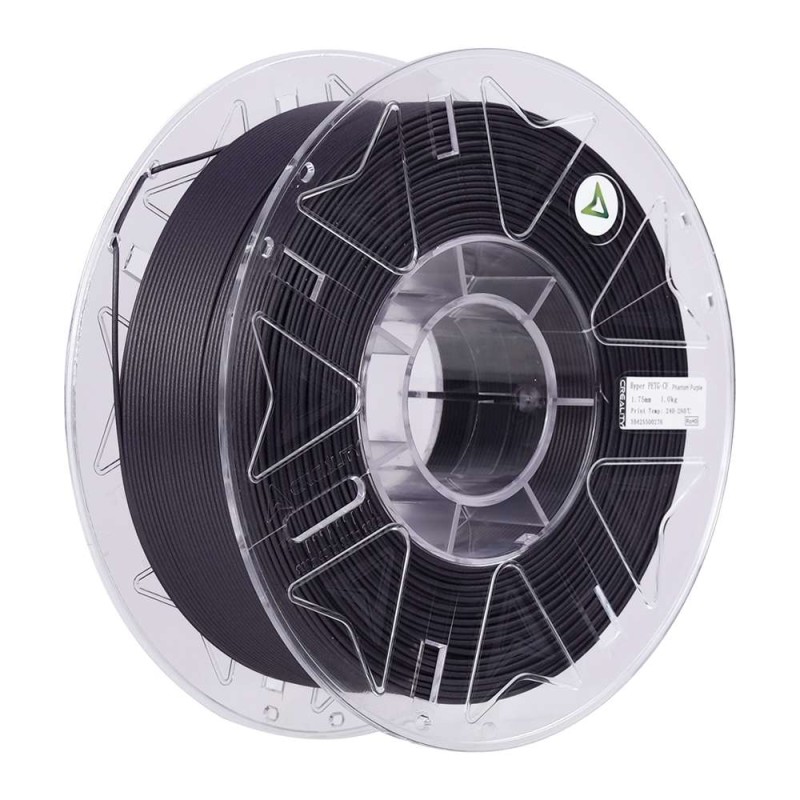 Creality Hyper PETG-CF Phantom Purple Carbon Fiber 3D Printer Filament, High Strength, 1 kg Spool1.7