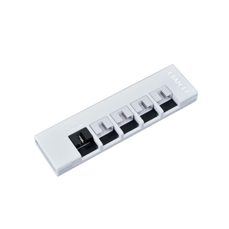 Lian Li RS1000G White - 1000 Watt 80+ Gold PSU - 12V-2x6 Colored Cable - RS Hub - Fully Modular