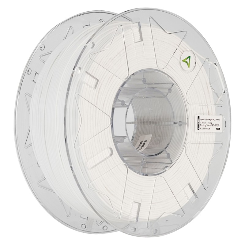 Creality Hyper Lightweight PLA White (FOAM PLA) 3D Printer Filament for RC Models, 1 kg Spool1.75