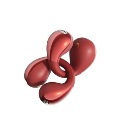 QCY Crossky C30S Red (QT33S) Open Ear BT6.0 LDAC AAC SBC Earbuds 40h Call noise AI cancelation Dual