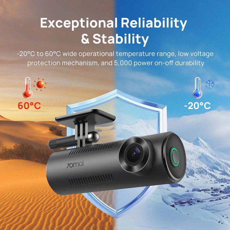 70mai M310 Plus 2k Dash Cam - 2k resolution 2560 x 1440 — Buy in Cyprus with Fast Delivery