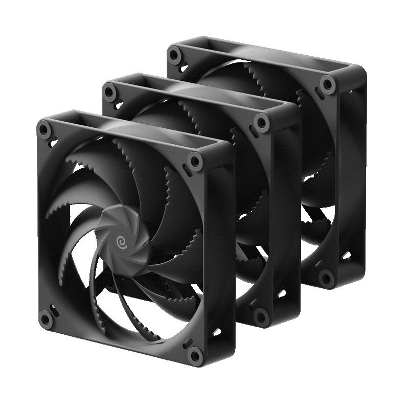 HAVN H12 Triple Pack Black 120mm A-RGB Metal Core Case Fan — Buy in Cyprus with Fast Delivery