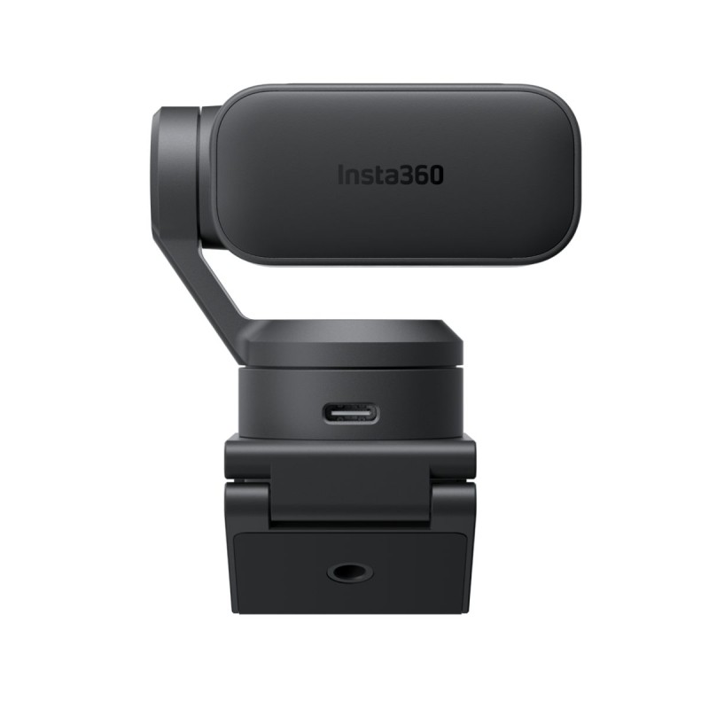 Insta360 Link 2 Pro Black - 2-Axis Gimbal 4K, HDR, AI Noise Cancel, AI Track-Frame, Dual Mic Webcam