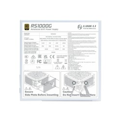 Lian Li RS1000G White - 1000 Watt 80+ Gold PSU - 12V-2x6 Colored Cable - Fully Modular — Buy in Cyprus with Fast Delivery