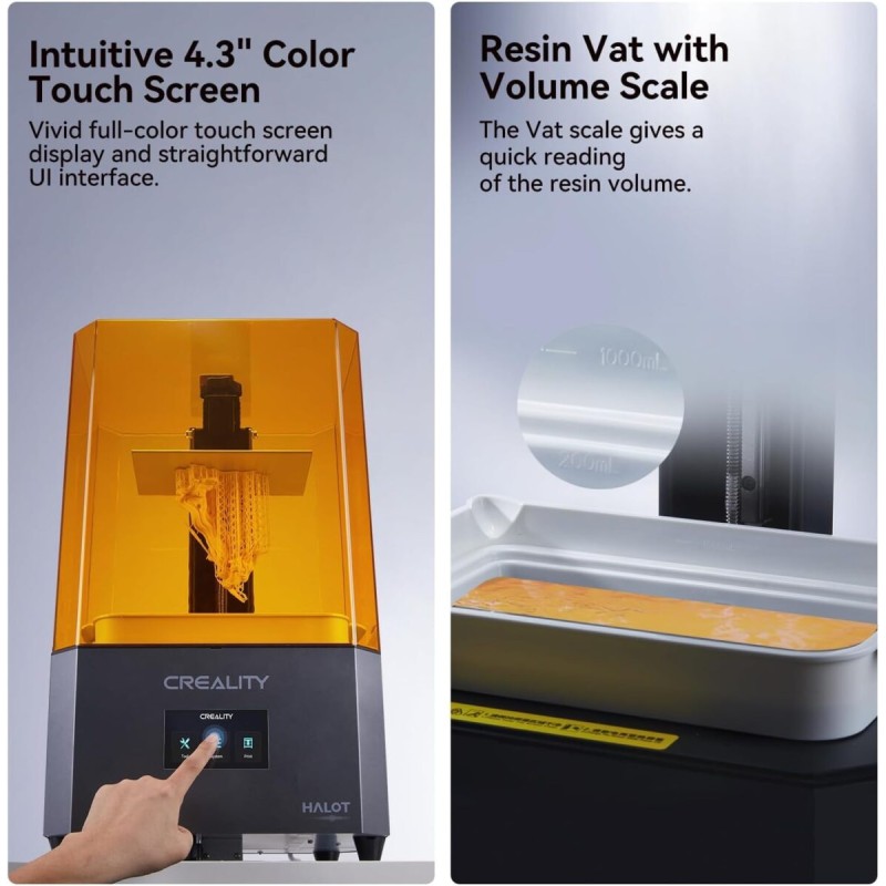 Creality Halot Play - 4k Piocreat Resin Printer fast 60mm h 130x82x160mm — Buy in Cyprus with Fast Delivery