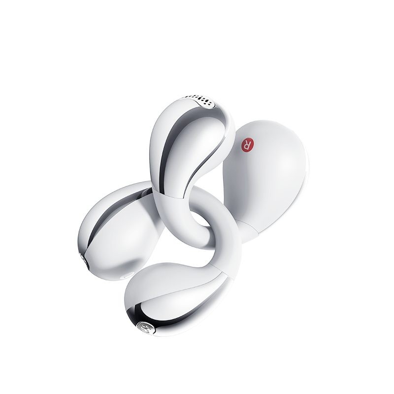 QCY Crossky C30S White (QT33S) Open Ear BT6.0 LDAC AAC SBC Earbuds 40h Call noise AI cancelation Dua