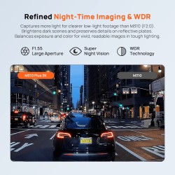 70mai M310 Plus 3k Dash Cam - 3k resolution 2880x1620P, 300mAh — Buy in Cyprus with Fast Delivery