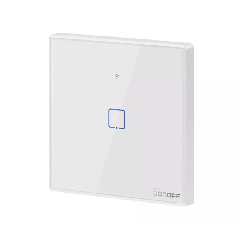 Sonoff T2EU1C-RF Smart Wall Touch Switch 1-Button White — Buy in Cyprus with Fast Delivery
