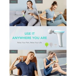 SKG Body Gun Massager Mini F5-EN White — Buy in Cyprus with Fast Delivery