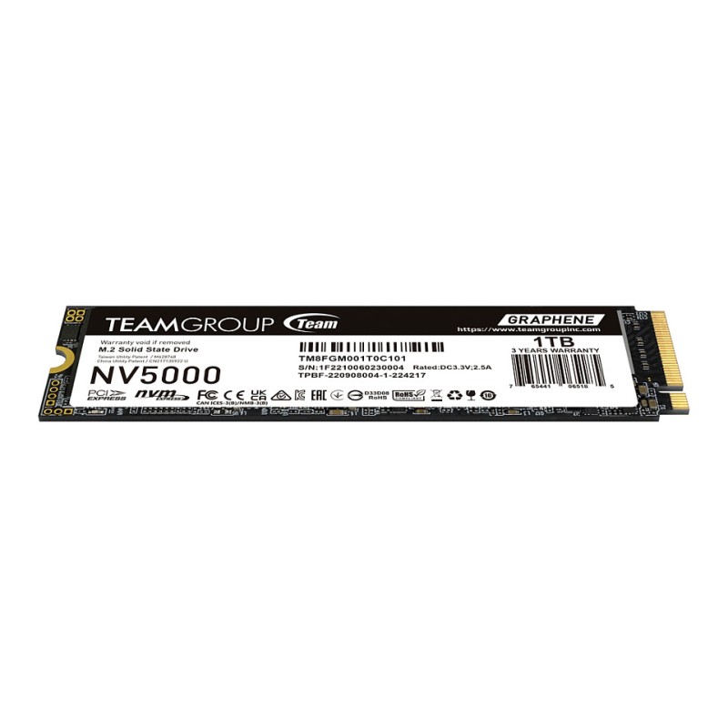 M.2 Teamgroup 1TB NV5000 TM8FGM001T0C101 PCIe M.2 PCIe 4.0 x4 — Buy in Cyprus with Fast Delivery
