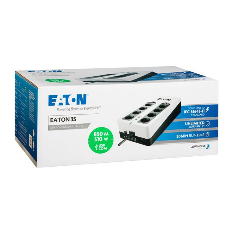 Eaton 3S Gen2 3S850D Überspannungsschutz 850VA 510W — Buy in Cyprus with Fast Delivery
