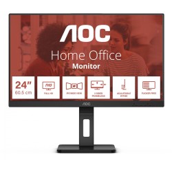 AOC 24E3QAF - 23.8 inch Full HD IPS Monitor, 1920x1080, 4ms, 75Hz, HDMI/VGA/DP, Black — Buy in Cyprus with Fast Delivery