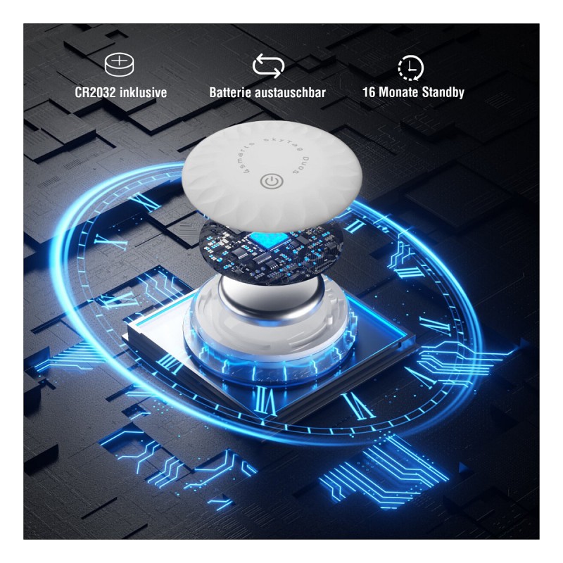 4smarts Standort-Finder SkyTag Duo 4er Set white — Buy in Cyprus with Fast Delivery