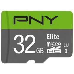 PNY Elite microSDHC 32GB - Class 10 (U1) - Green/Grey — Buy in Cyprus with Fast Delivery