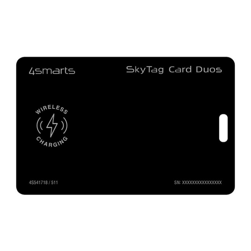 4smarts Standort-Finder SkyTag Card Duos ReCharge black — Buy in Cyprus with Fast Delivery