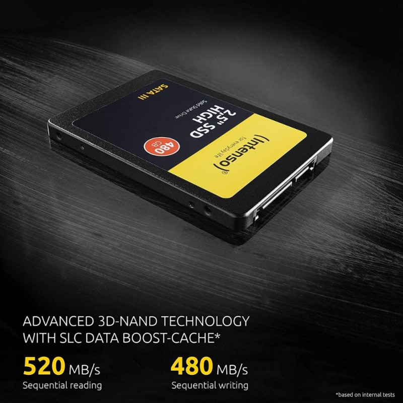 Intenso High Performance 240GB - 520 MB/s 2.5" SATA III SSD - 3813440 (Boxed) — Buy in Cyprus with Fast Delivery
