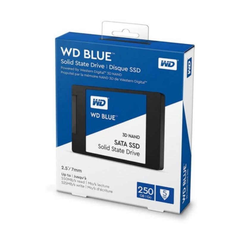Western Digital Blue SA510 500GB 2.5" SATA III SSD - 560 MB/s - WDS500G3B0A (Boxed) — Buy in Cyprus with Fast Delivery