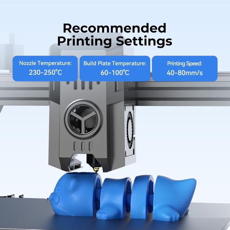 Creality CR-PETG Value Pack 2kg - No Reel - Red & Blue 3D Printer Filament Refill — Buy in Cyprus with Fast Delivery