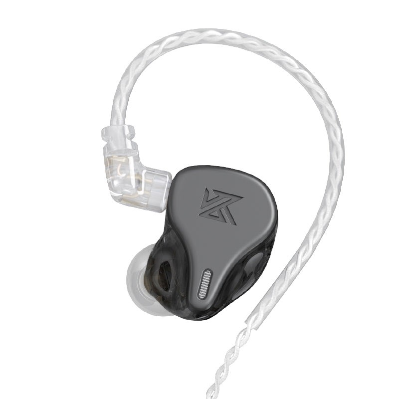 KZ DQ6 Grey With Mic - IEM 3,5 HBB Tuned Improved In Ear Monitor Earphones, 3DD Dynamic — Buy in Cyprus with Fast Delivery