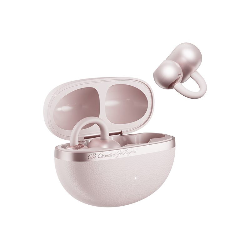 QCY Crossky C50 Pink (CT06) Open Ear Earclip, BT 6.0, IPX5 waterproof, 35h — Buy in Cyprus with Fast Delivery
