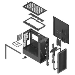 HAVN BF 360 Black without fans - premium ATX mid-tower — Buy in Cyprus with Fast Delivery