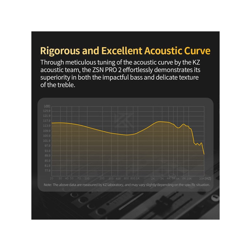 KZ ZSN PRO 2 Gold With Mic - IEM 3,5 In Ear Monitor Earphones, Hybrid 1BA+1DD 10mm, metal, HIFI bass