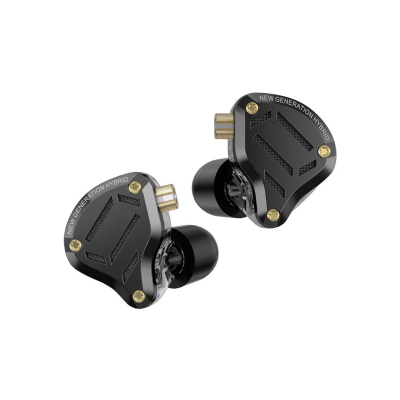 KZ ZS10 PRO 2 With HD Mic - IEM 3,5 In Ear Monitor Earphones, 4-level switch, Hybrid 10mm, metal, st