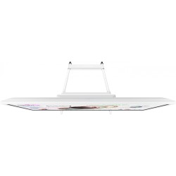 Samsung Flip Pro WM65B - 65" 4K UHD (3840x2160) MultiTouch Display, Tizen, 32GB, USB-C/HDMI/DP, White/Grey