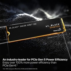 Western Digital Black SN8100 4TB M.2 NVMe SSD - PCIe 5.0 x4 14900 MB/s - WDS400T1X0M-00CMT0 (Boxed)