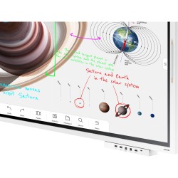 Samsung Flip Pro WM65B - 65" 4K UHD (3840x2160) MultiTouch Display, Tizen, 32GB, USB-C/HDMI/DP, White/Grey