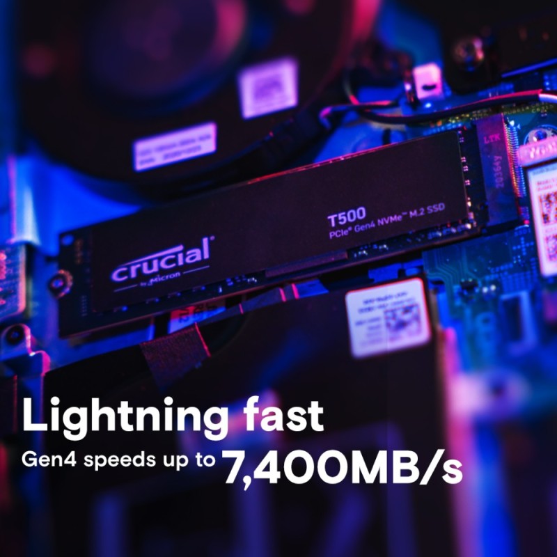 Crucial T500 1TB M.2 NVMe PCIe 4.0 x4 SSD - CT1000T500SSD8 — Armenius Store Cyprus
