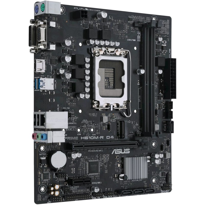 ASUS PRIME H610M-R D4 - LGA1700 Micro-ATX Motherboard - DDR4, up to 64GB — Buy in Cyprus with Fast Delivery