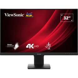ViewSonic VG3208-4K - 32" 4K UHD VA Monitor (HDR10), 60Hz, 4ms, 2x HDMI + DP, Height-Adjustable, Black