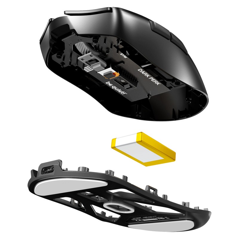 be quiet Dark Perk Sym Gaming Maus kabellos 2.4GHz USB — Buy in Cyprus with Fast Delivery