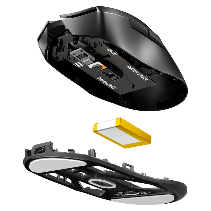 be quiet! Dark Perk Ergo Gaming Maus kabellos schwarz — Buy in Cyprus with Fast Delivery