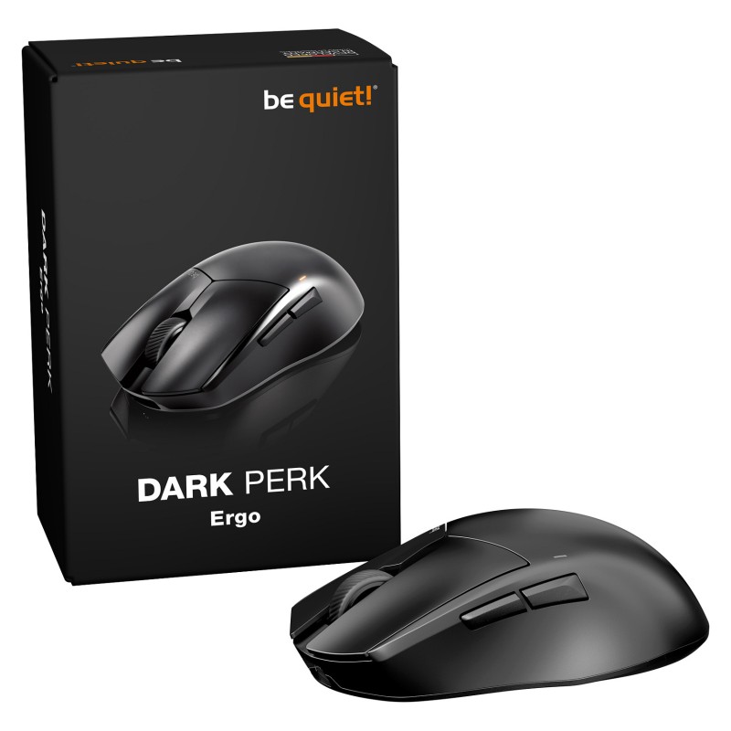 be quiet! Dark Perk Ergo Gaming Maus kabellos schwarz — Buy in Cyprus with Fast Delivery