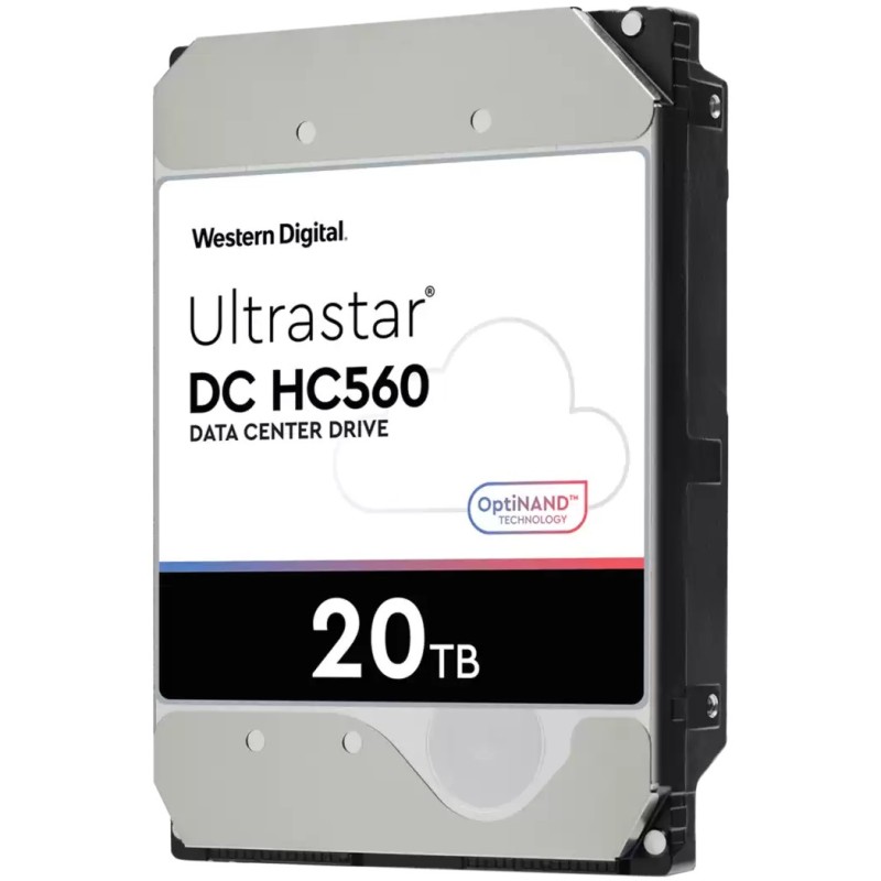 WD Ultrastar DC HC560 - 20TB 7200RPM 512MB Cache - 3.5in SATA III Enterprise/Data Center HDD